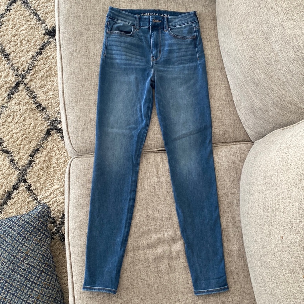 American Eagle AE Forever Soft super hi-rise jegging